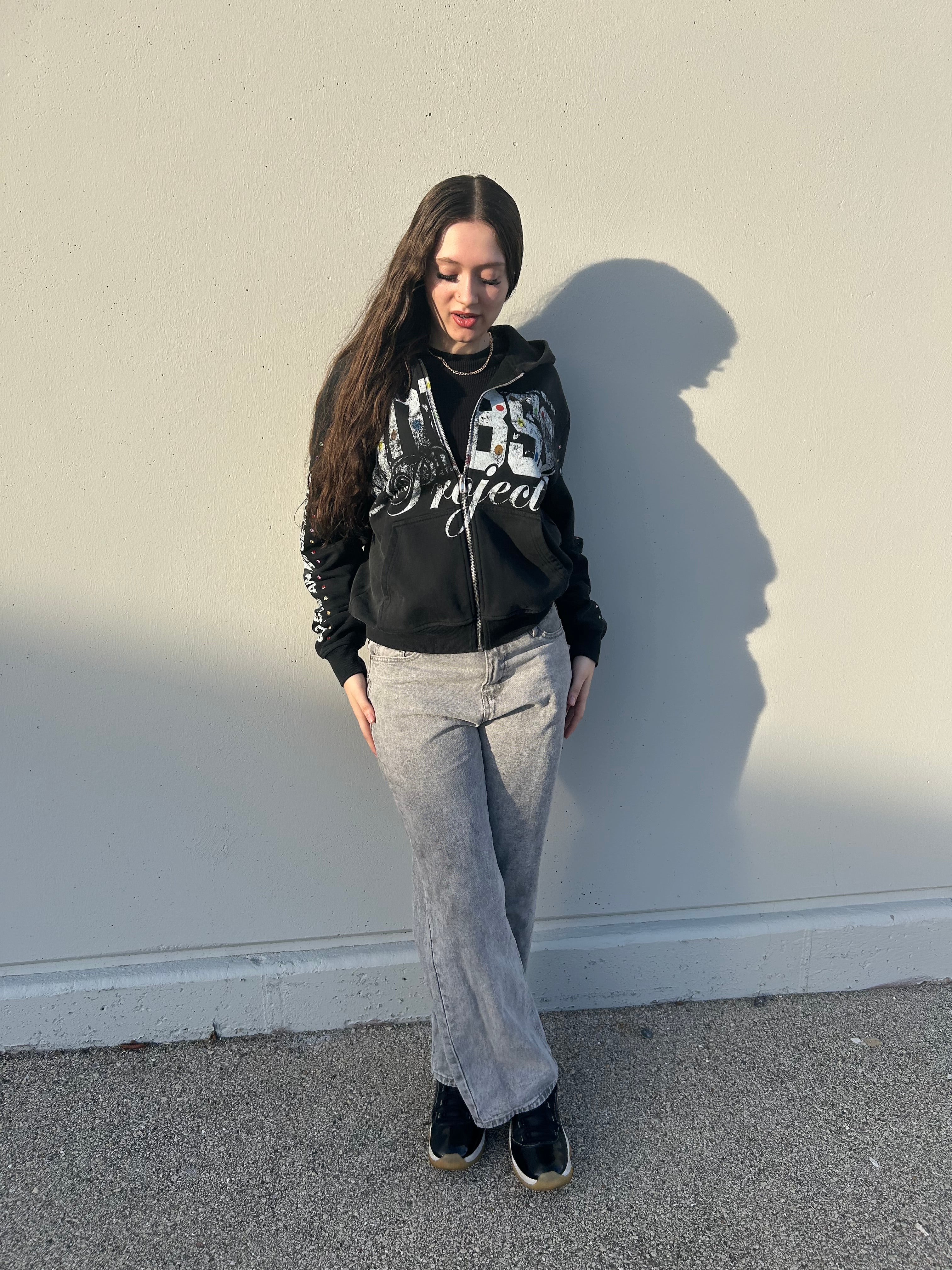 ' 2083 ' P30JECT ZIPUP HOODIE