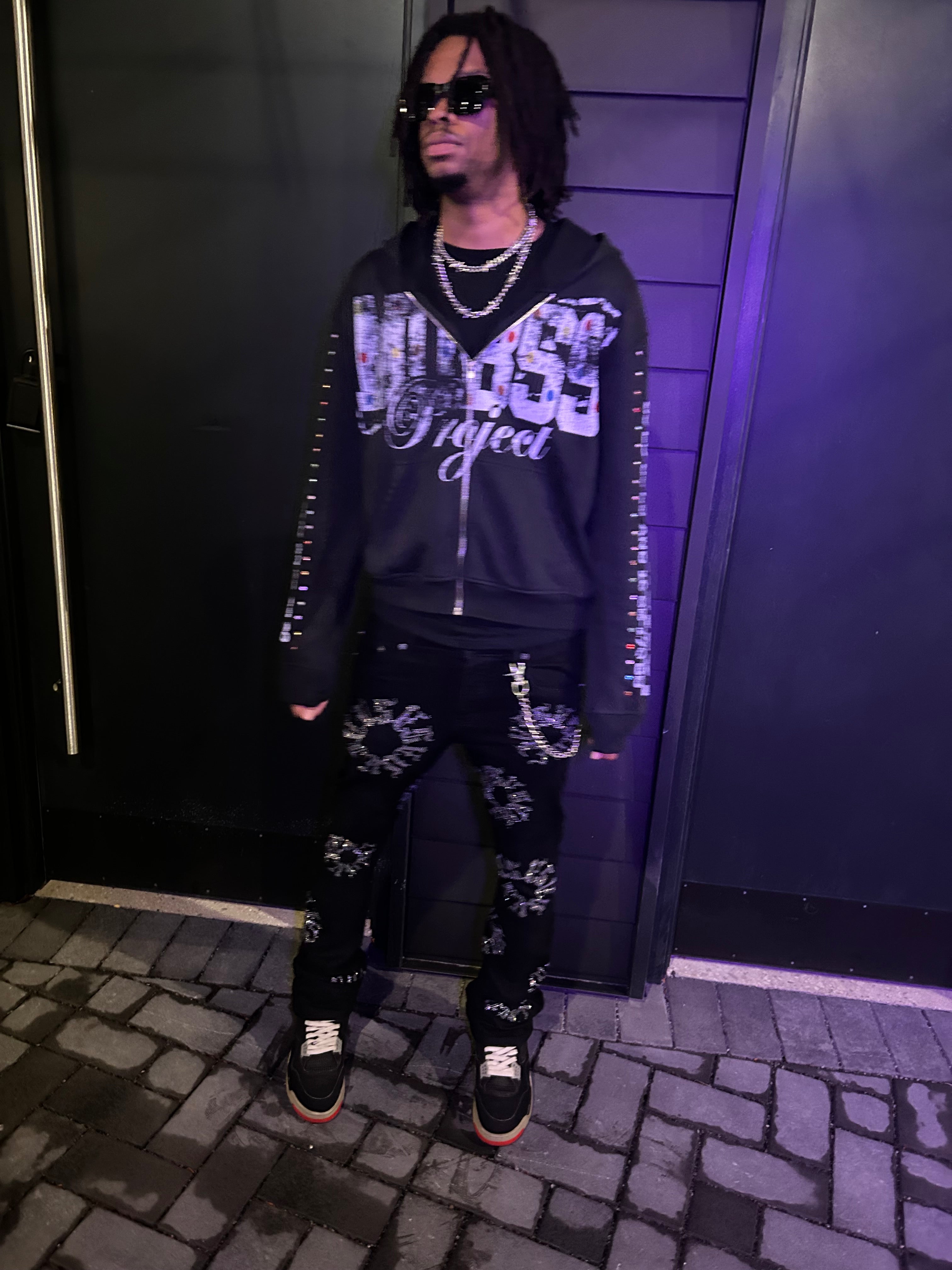 ' 2083 ' P30JECT ZIPUP HOODIE