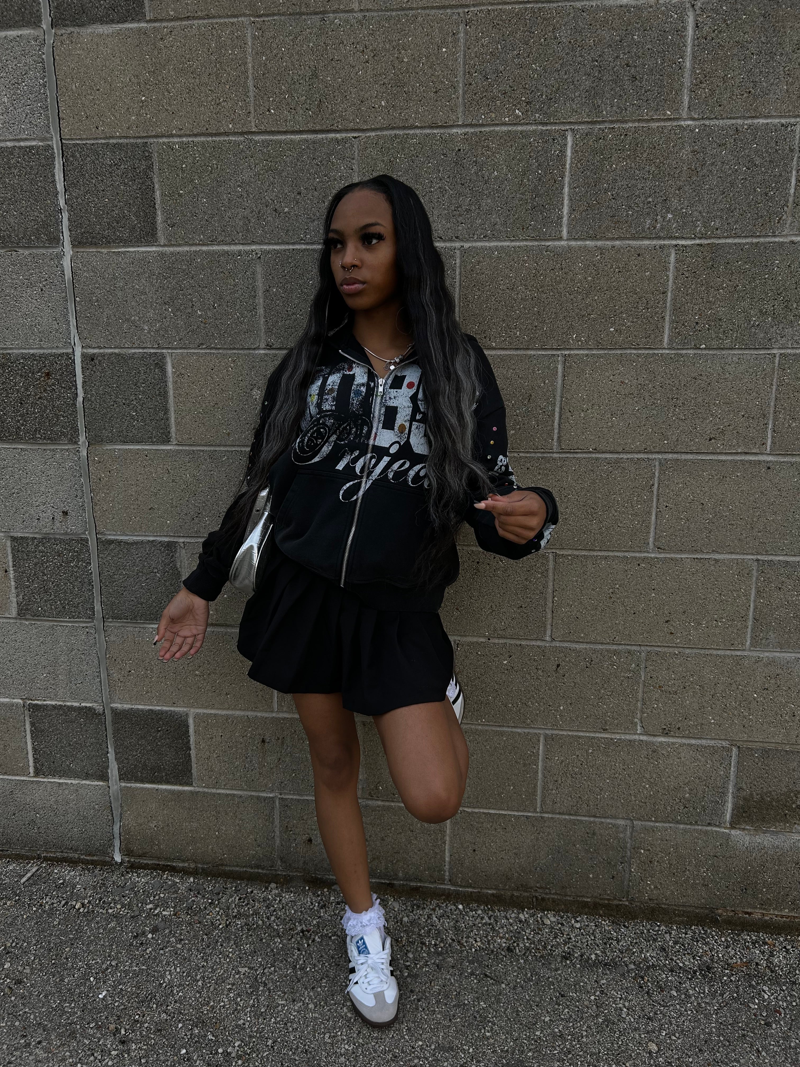 ' 2083 ' P30JECT ZIPUP HOODIE