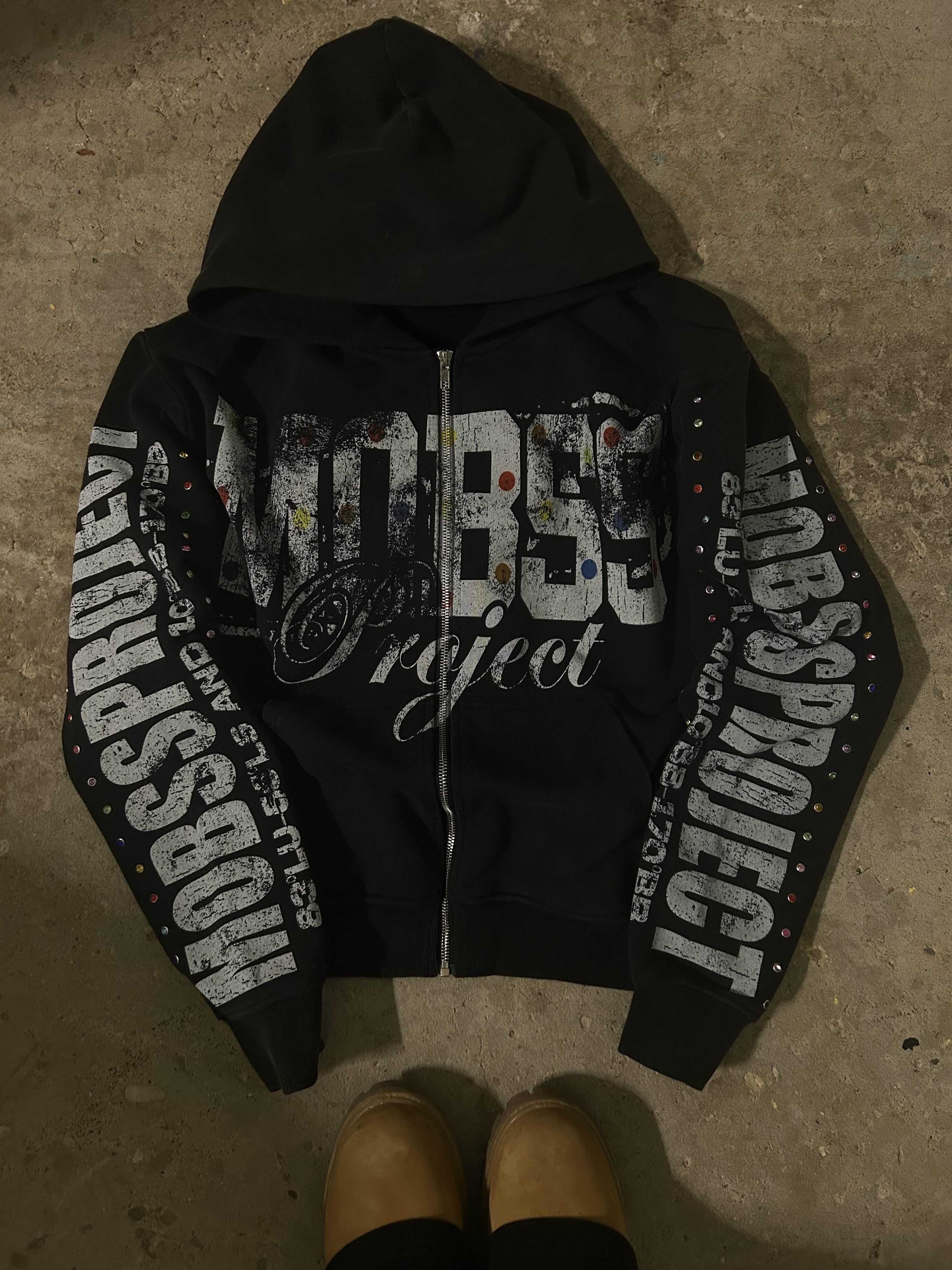 ' 2083 ' P30JECT ZIPUP HOODIE