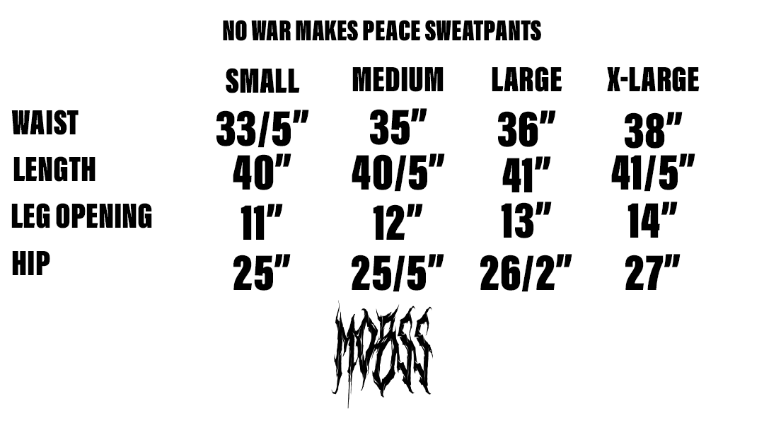 NoWarMakesPeace Sweatpants