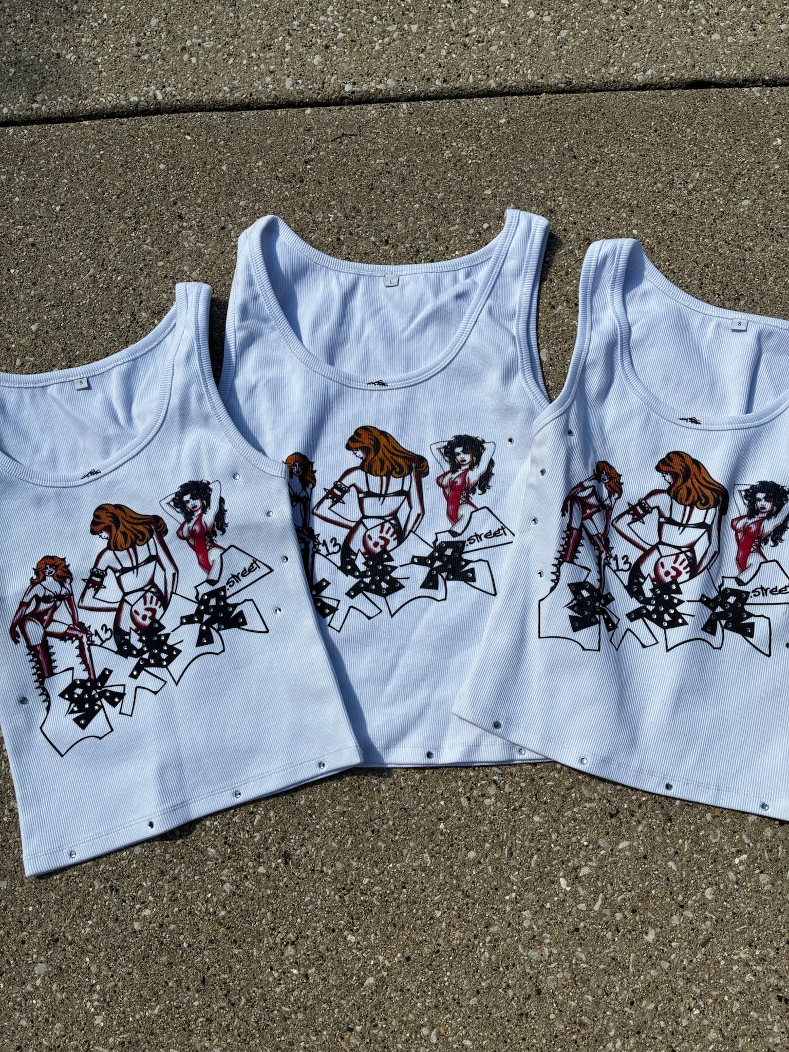 13LXST ‘ TRIPPLE 3 ‘ TANK TOP * LIMITED *